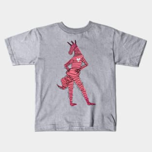 Wired To Love Unicorn Kids T-Shirt